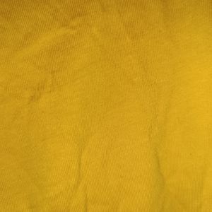 Mustard Colour T Shirt For Women's Wear