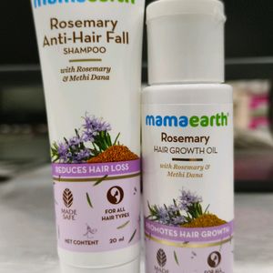 Mamaearth Rosemary Shampoo & Oil