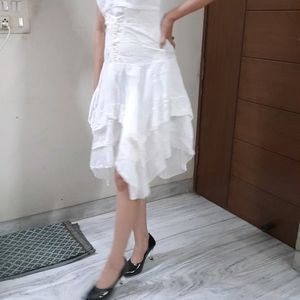 White Layed Dress