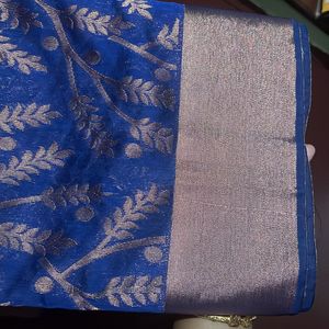 Festive Sale! Beautiful Navy Blue Saree