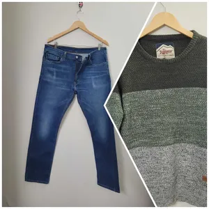 Levis Men Jeans And Pullover