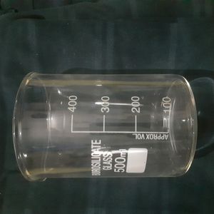 BOROSILICATE glass 500ml And 100 ml