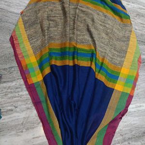 Handloom jute Palla Saree