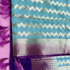 Pure Banarasi Dress Material