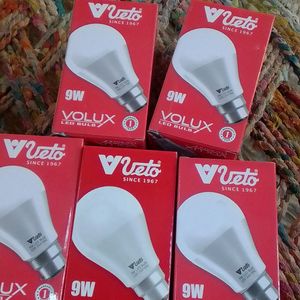 9watt Led Bulb 1 Year Warranty Pack Of