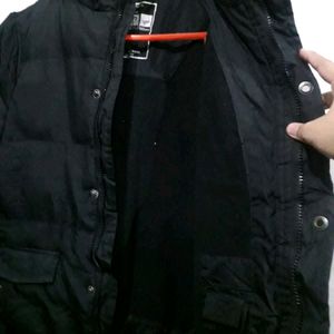 Black Winter Coat Fit To 15to 17 Yrs Boys