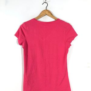 Pink Casual T-Shirt (Women’s)