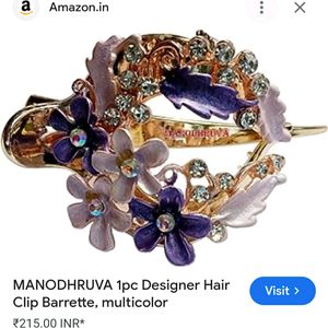 Designer Hair Clip For Bun