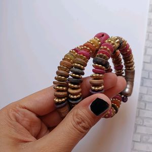 Bohemian Multicolour 4 Layer Bracelet