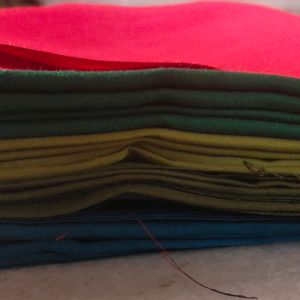 6 Unstitched Blouse Pieces