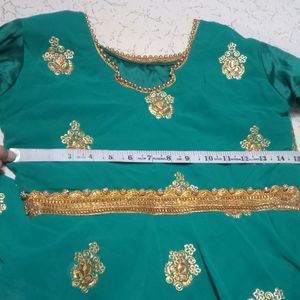 Peplum Top With Dhoti Salwar