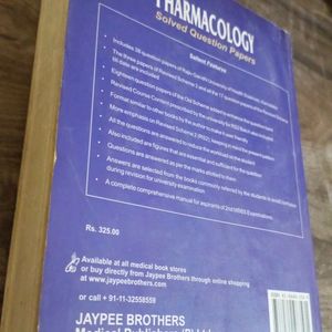 Pharmacology Solved Question Papers