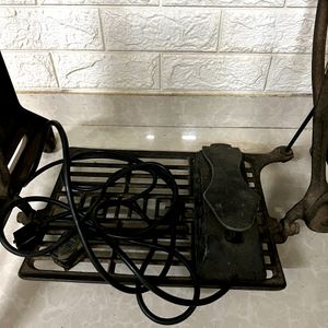 Singer Sewing Machine With Motor, Stand Table