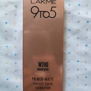 Laxme 9 to 5 foundation- Warm Beige W240