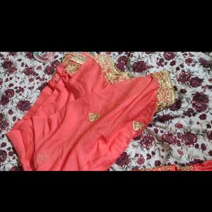 Unstitch Pink Dress Material