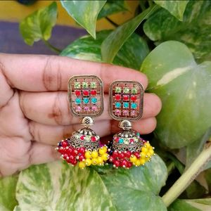 Multicolored Earring