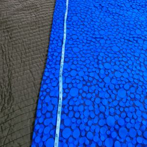 Blue Net Fabric