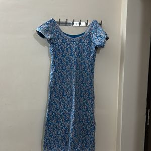 RICH COTTON WOMEN STITCHED DRESS