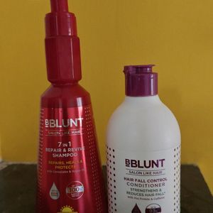 Bblunt Anti Hairfall Shampoo And Conditioner