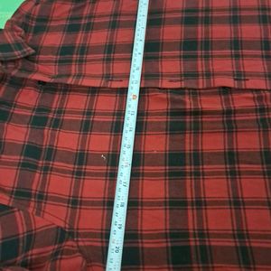 Women Black And Red Checkered Shirt