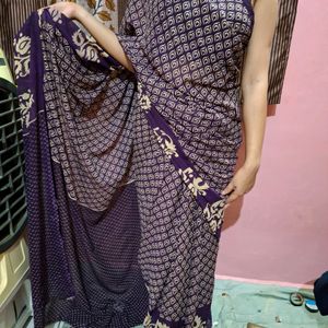 PURPLE SAREE