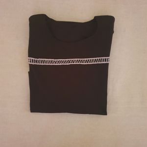 Women Black Full Sleeve Top