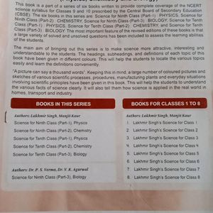 Biology & Chemistry Reference & Guide Class 10