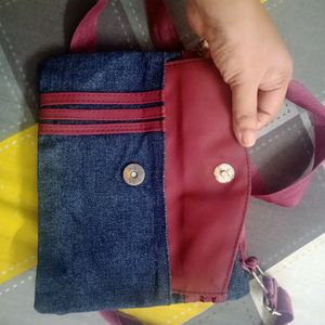 Denim Unused Sling Bag