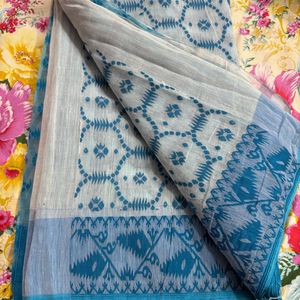 Pure Cotton Jamdani Saree