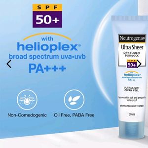 Neutrogena Ultra Sheer Dry Touch Sunblock Spf 50+