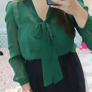 LaZoire Deep Green Top