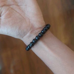 Black Beaded Bracelet