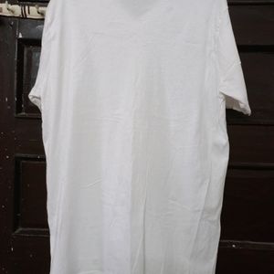 White V Neck Tshirt