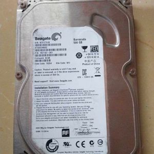 500GB HHD HARDDISK