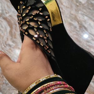 Black Heel For Woman Girls