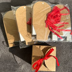 Gift Box/ Candy Box With Ribbon (10 Boxes)