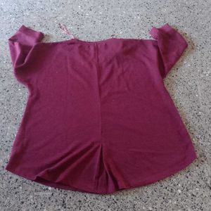 Maroon Top