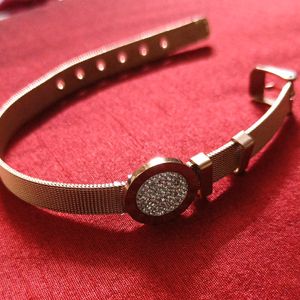 Rose Gold Bracelet Like Watch