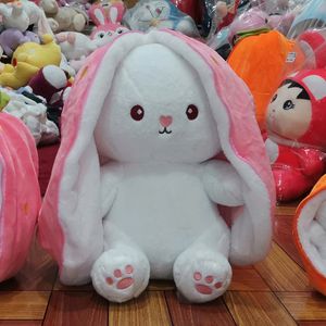 Reversible Strawberry Carrot Rabbit Big Size