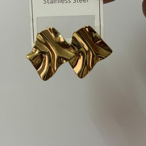 Hammered Earings - Anti tarnish |Stainless steel