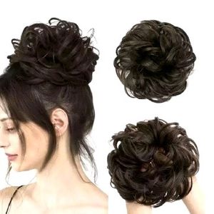 Beautiful hair bun for women,