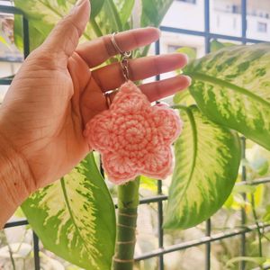 Crochet Star Keychain