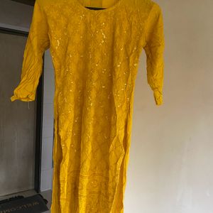 yellow Kurti ✨✨✨fits Amazing