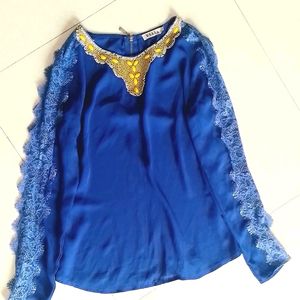 Party Top Blue Amazing