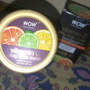 Wow Skin Science VitaminC clay Face Mask