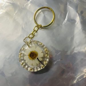 Resin Flower Keychain! Customisable