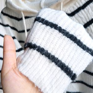 Striped Hooded Sweater