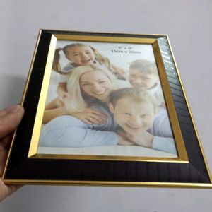 Brown Golden Photo Frame