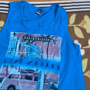 Blue Round Neck Tshirt