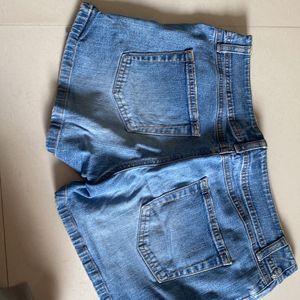 Super Combo Of 2 Trendy Denim Shorts